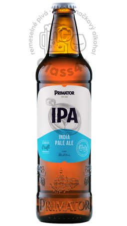 Pivovar PRIMÁTOR IPA 6,5% alk. 0,5l
