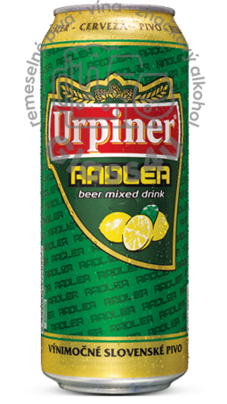 URPINER Radler citron  alk. 2,3% plech 0,5L 