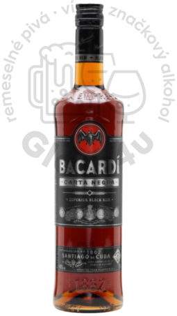 Bacardi Carta Negra 40% 0,7 l