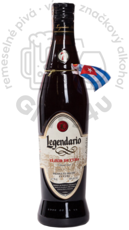 Rum Legendario Elixir de Cuba 7 ročný 34% 0.7L