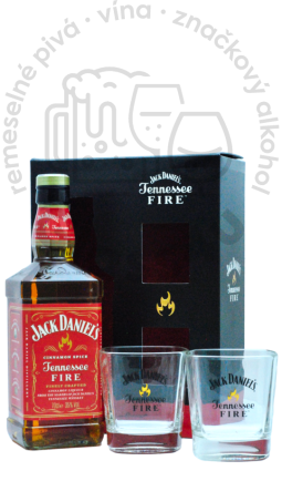 Whisky Jack Daniels Fire 35% 0,7L + 2 poh.